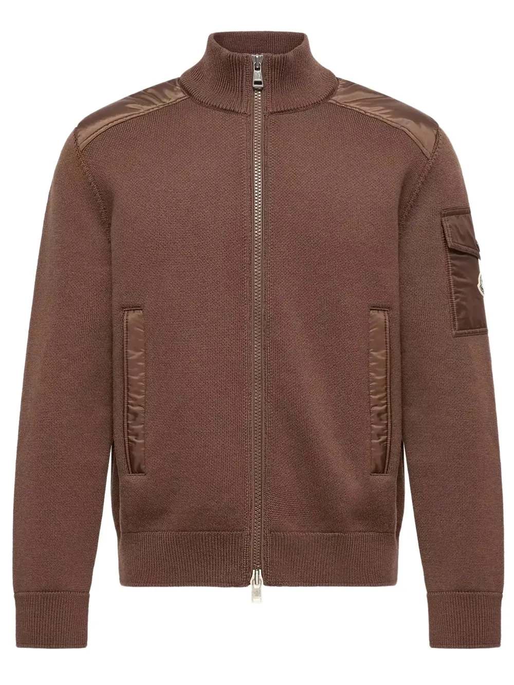 Padded Wool Zip-Up Cardigan sold by Wanan Luxury
