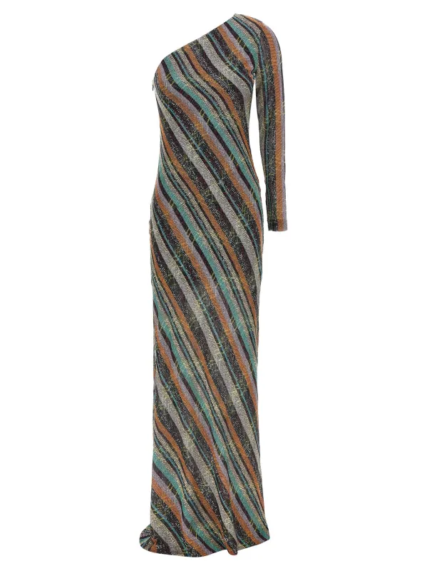 Irregular Zig Zag Dress Dresses Multicolor made by Missoni