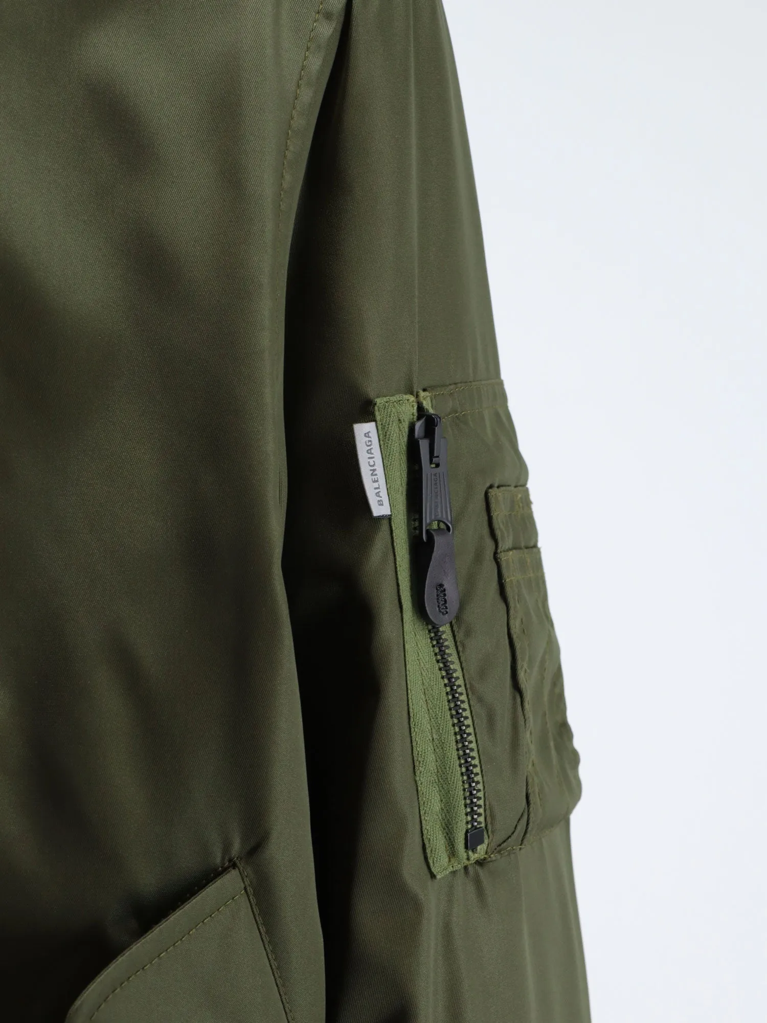 Nylon Bomber With Orange Lining sold by Wanan Luxury product image thumbnail 3