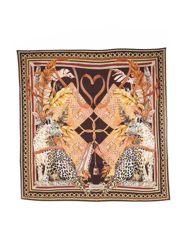 Felindra Silk Foulard made by Salvatore Ferragamo