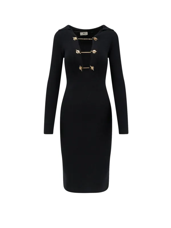 Long Viscose Blend Dress made by Elisabetta Franchi