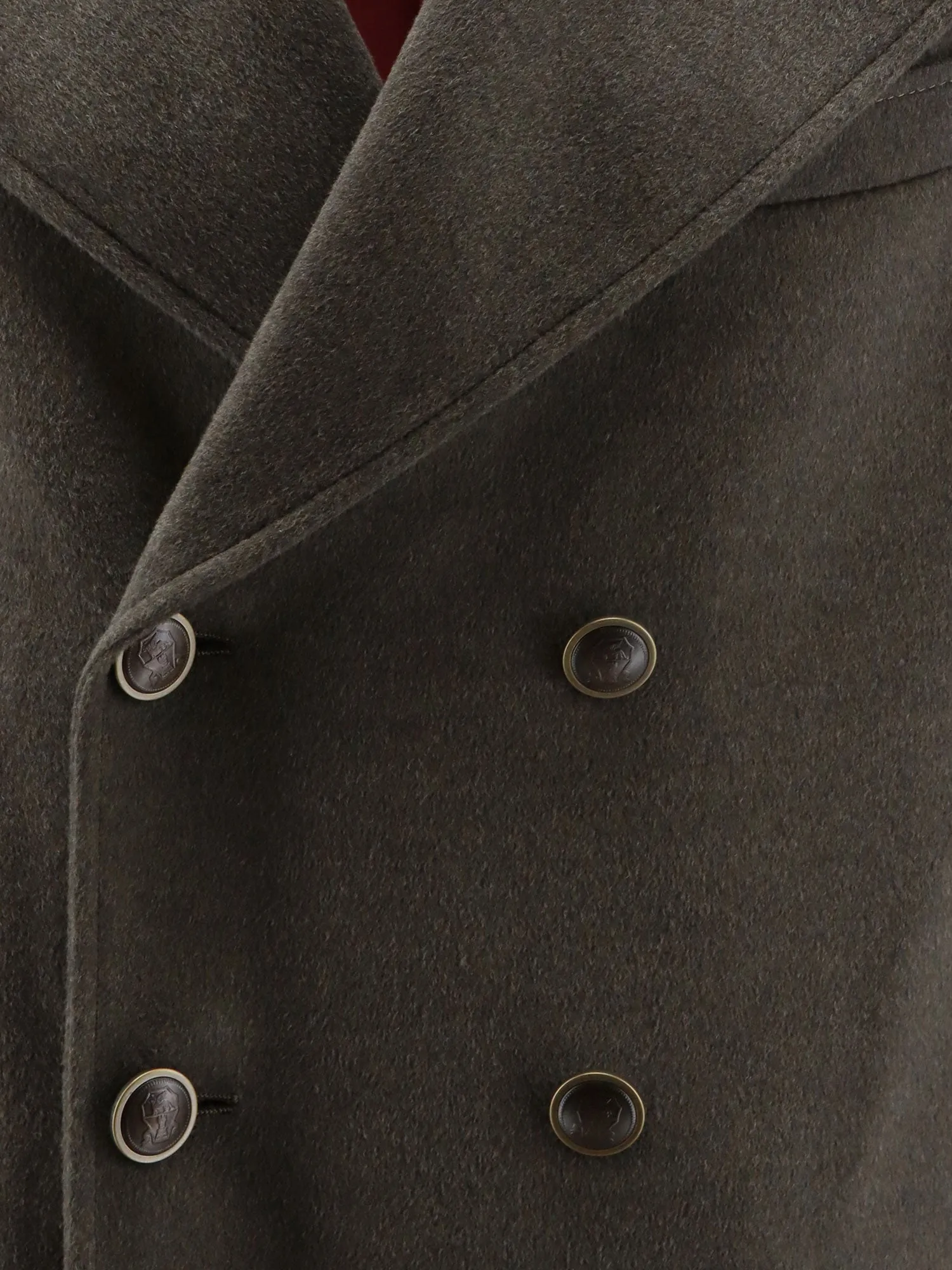 Double-Breasted Virgin Wool Coat sold by Wanan Luxury product image thumbnail 3