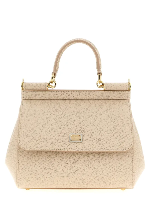 Sicily Hand Bags Pink made by Dolce & Gabanna