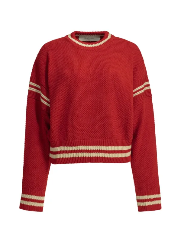 Cotton Crewneck Sweater made by Golden Goose