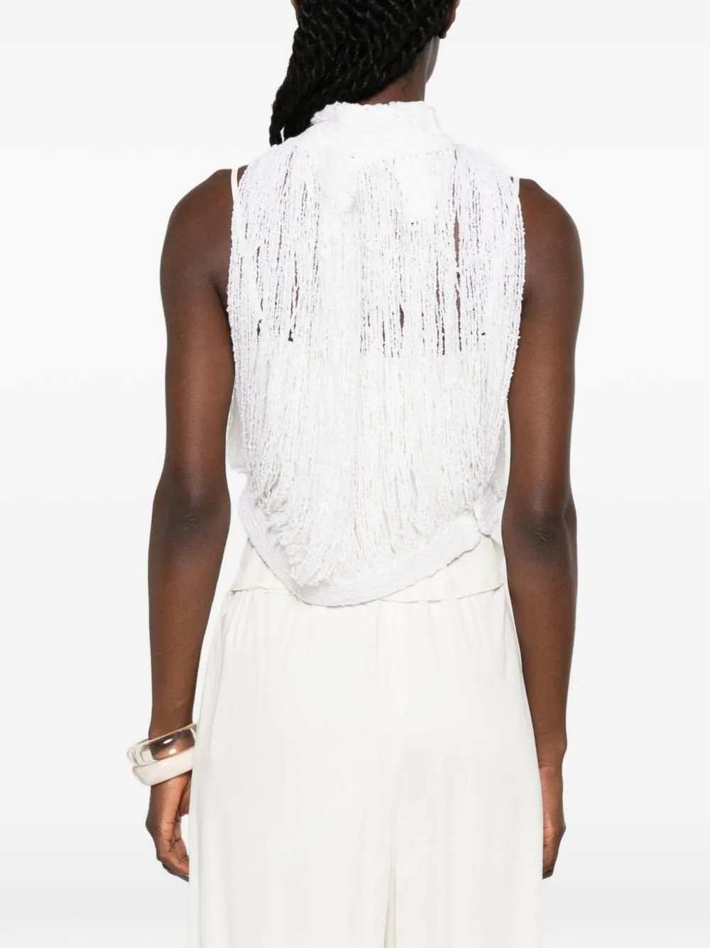 Wool And Silk Blend Top sold by Wanan Luxury product image thumbnail 3