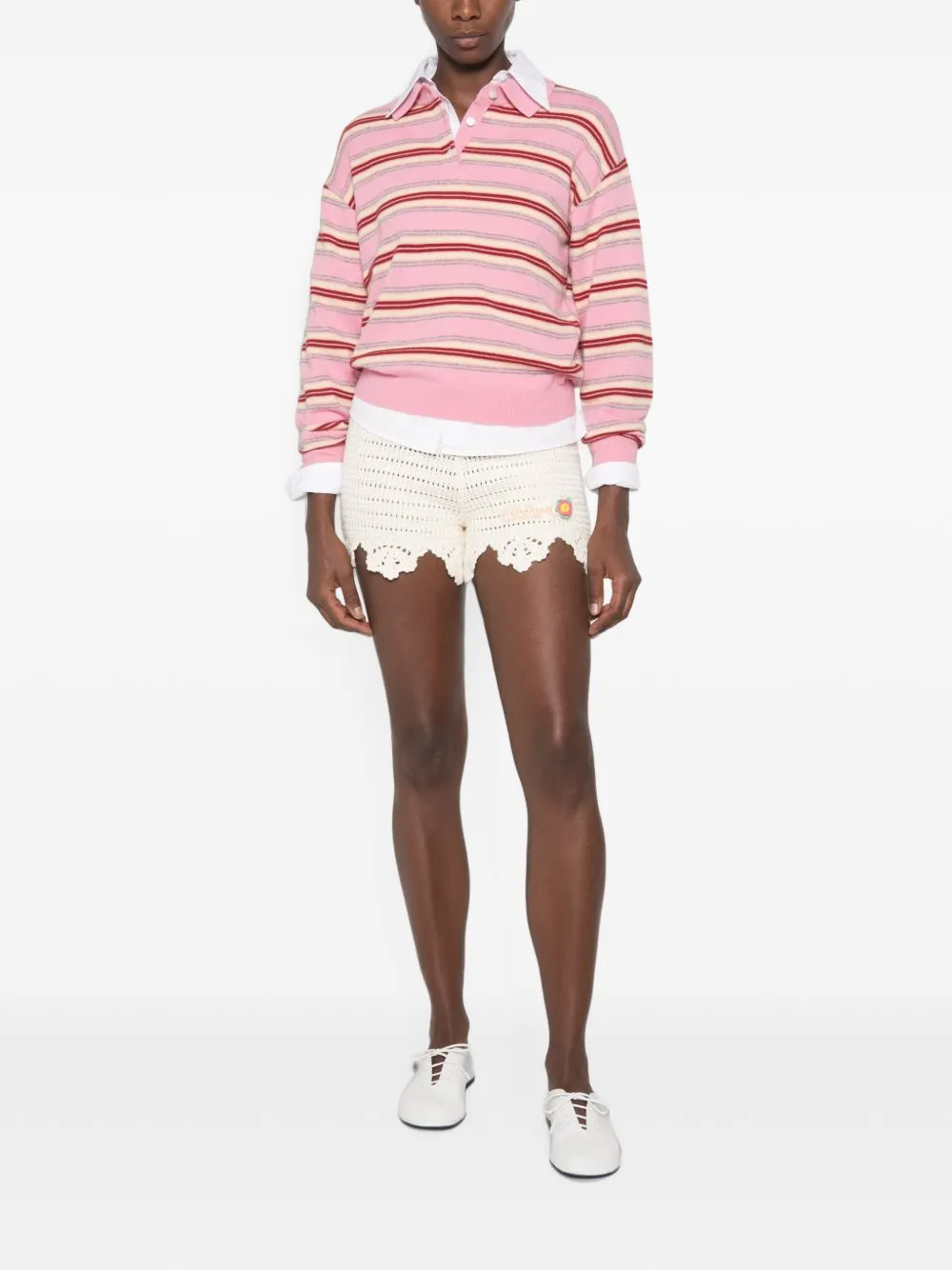 Cotton Knit Shorts sold by Wanan Luxury product image thumbnail 3