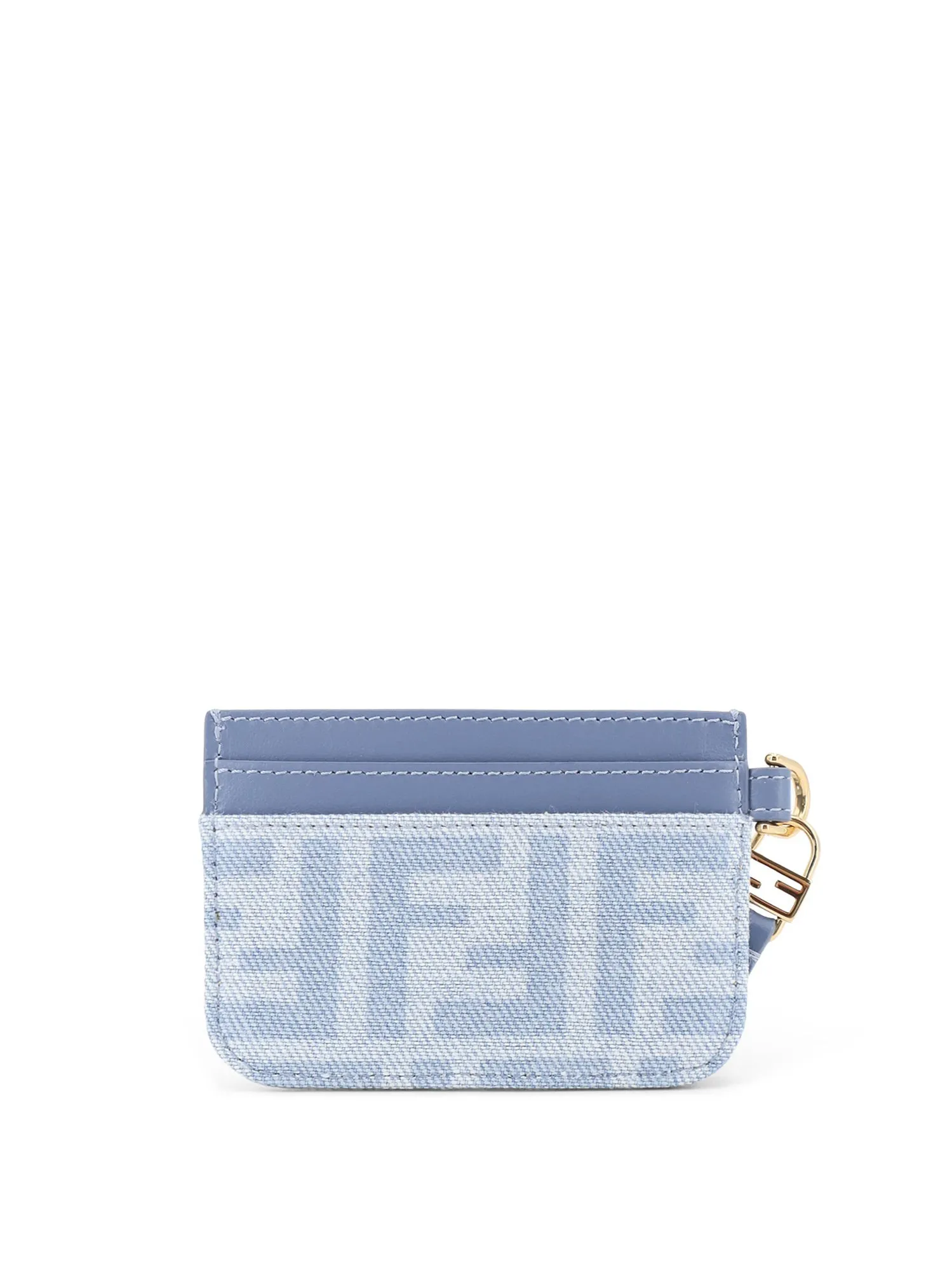 Denim Baguette Card Holder With Ff Motif sold by Wanan Luxury product image thumbnail 2