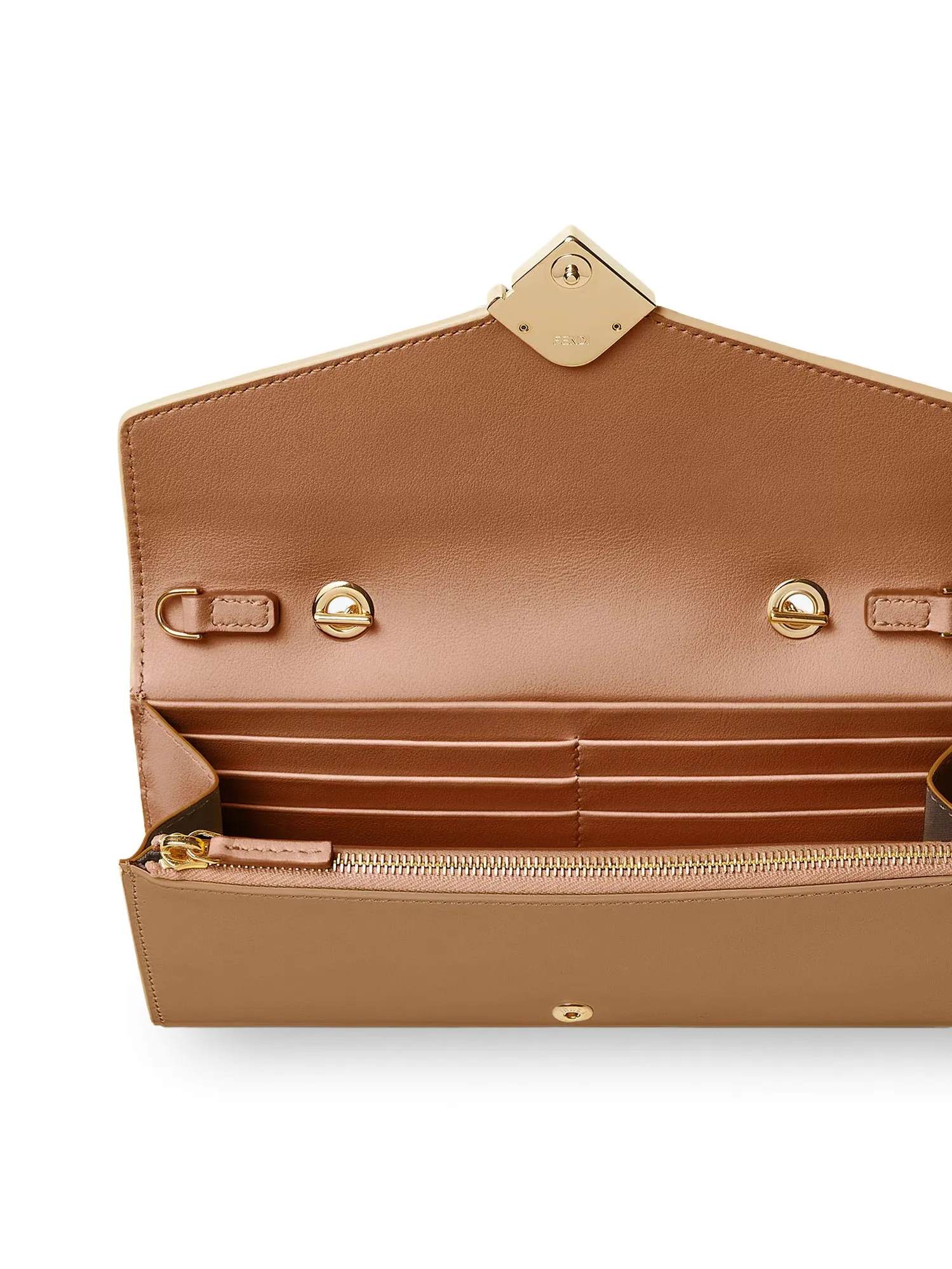 On Chain Ff Diamonds Leather Wallet sold by Wanan Luxury product image thumbnail 4