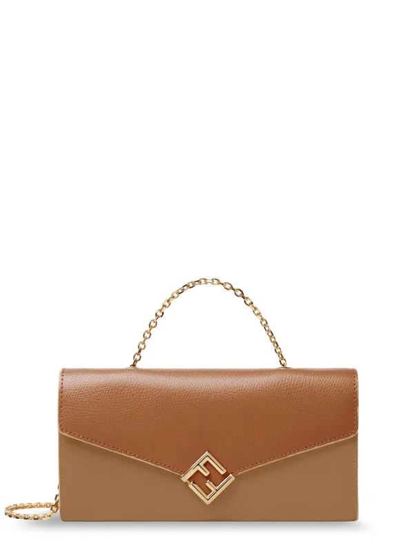 On Chain Ff Diamonds Leather Wallet made by Fendi