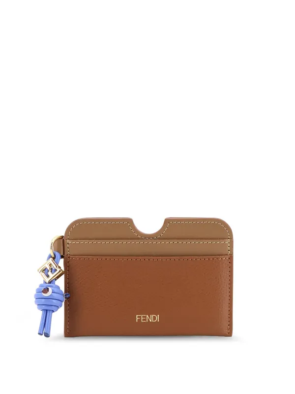 Ff Diamonds Leather Card Holder made by Fendi