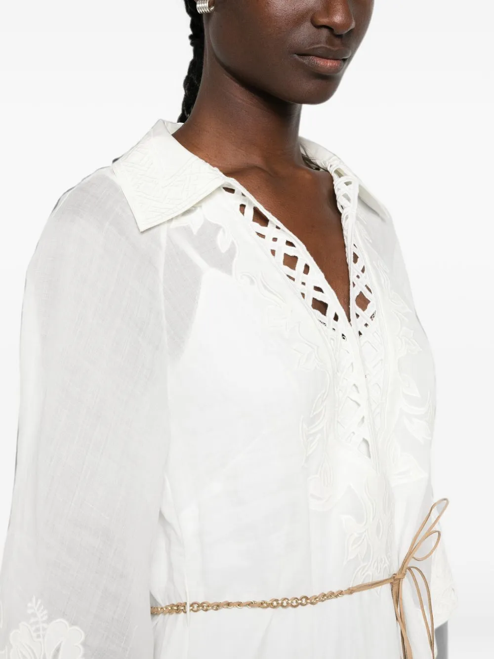 Indra Embroidered Maxi Dress sold by Wanan Luxury product image thumbnail 2