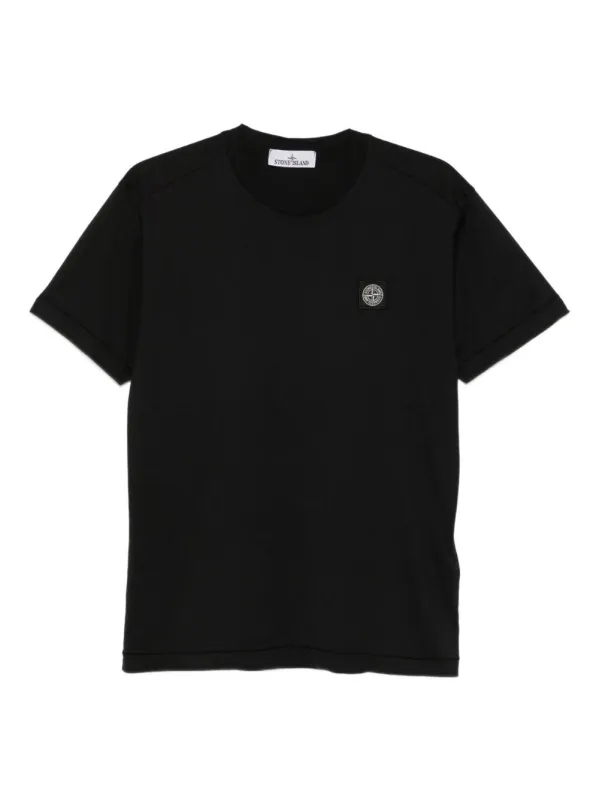 Logo Cotton T-Shirt made by Stone Island