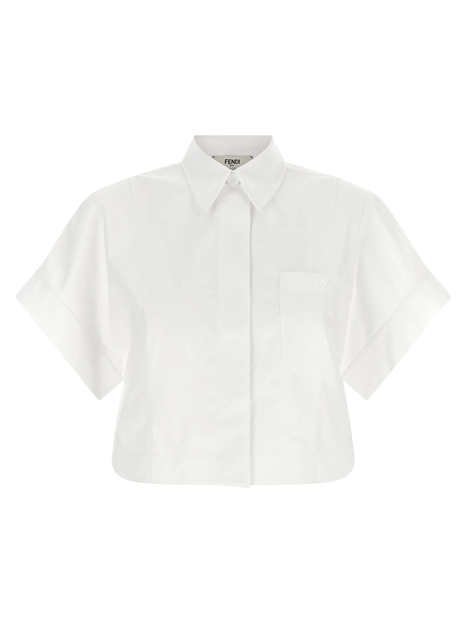 Maxi Button Shirt White sold by Wanan Luxury