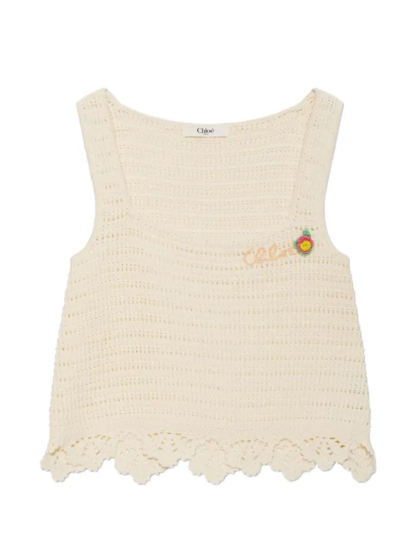 Top White made by Chloe