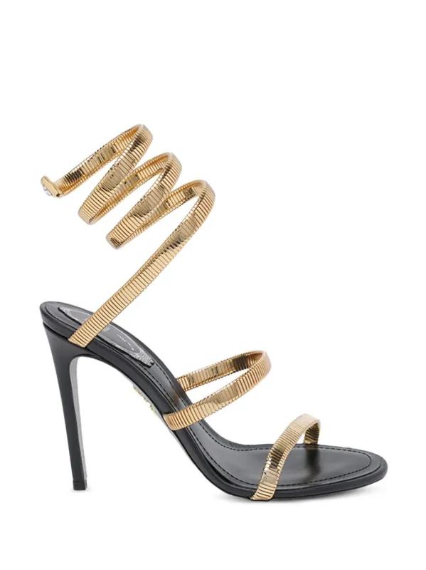 Juniper Heel Sandals made by Rene Caovilla