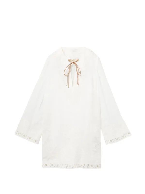 Indra Embroiderd Tunic Dress made by Zimmermann