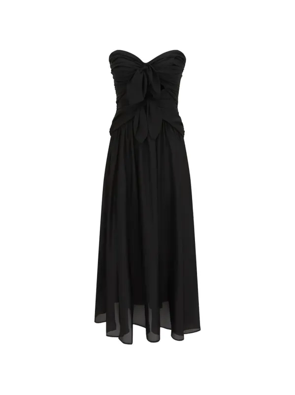 Aster Silk Midi Dress made by Zimmermann