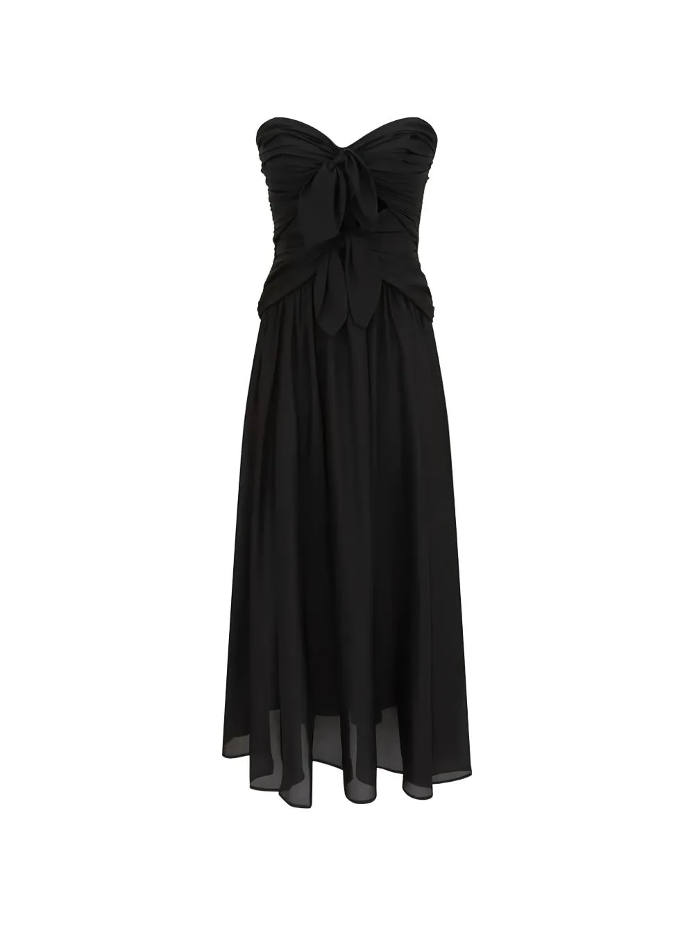 Aster Silk Midi Dress sold by Wanan Luxury