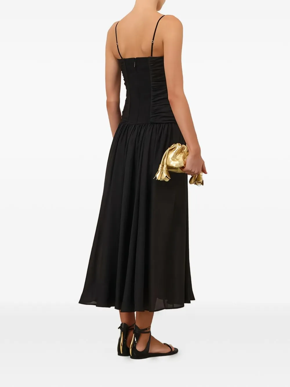 Aster Silk Midi Dress sold by Wanan Luxury product image thumbnail 2