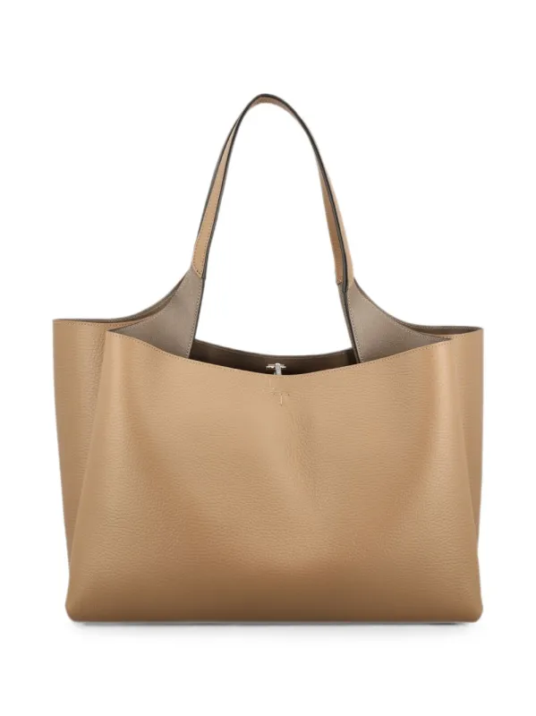 T Timeless Medium Leather Tote made by Tod's