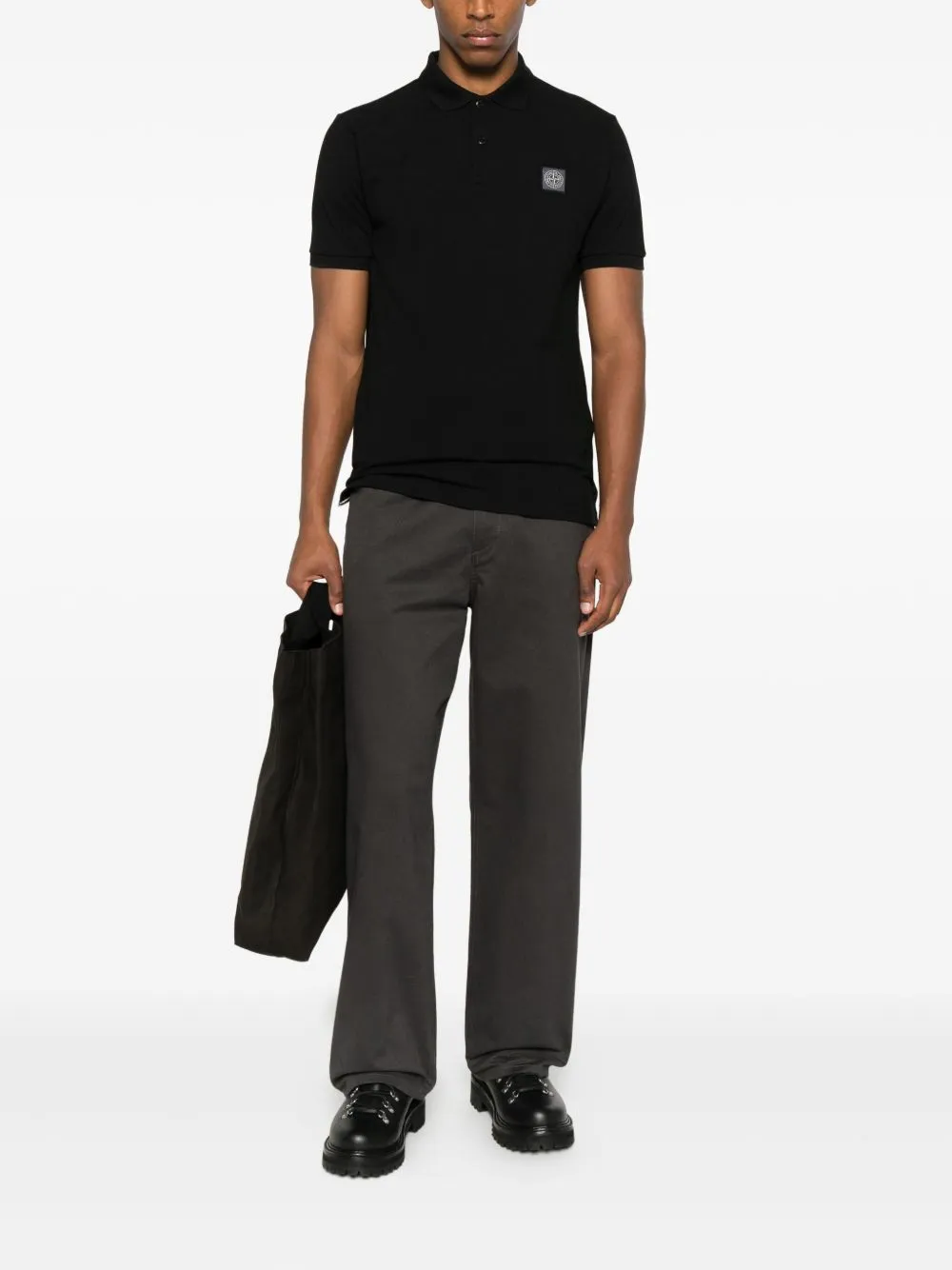 Logo Cotton Polo Shirt sold by Wanan Luxury product image thumbnail 3