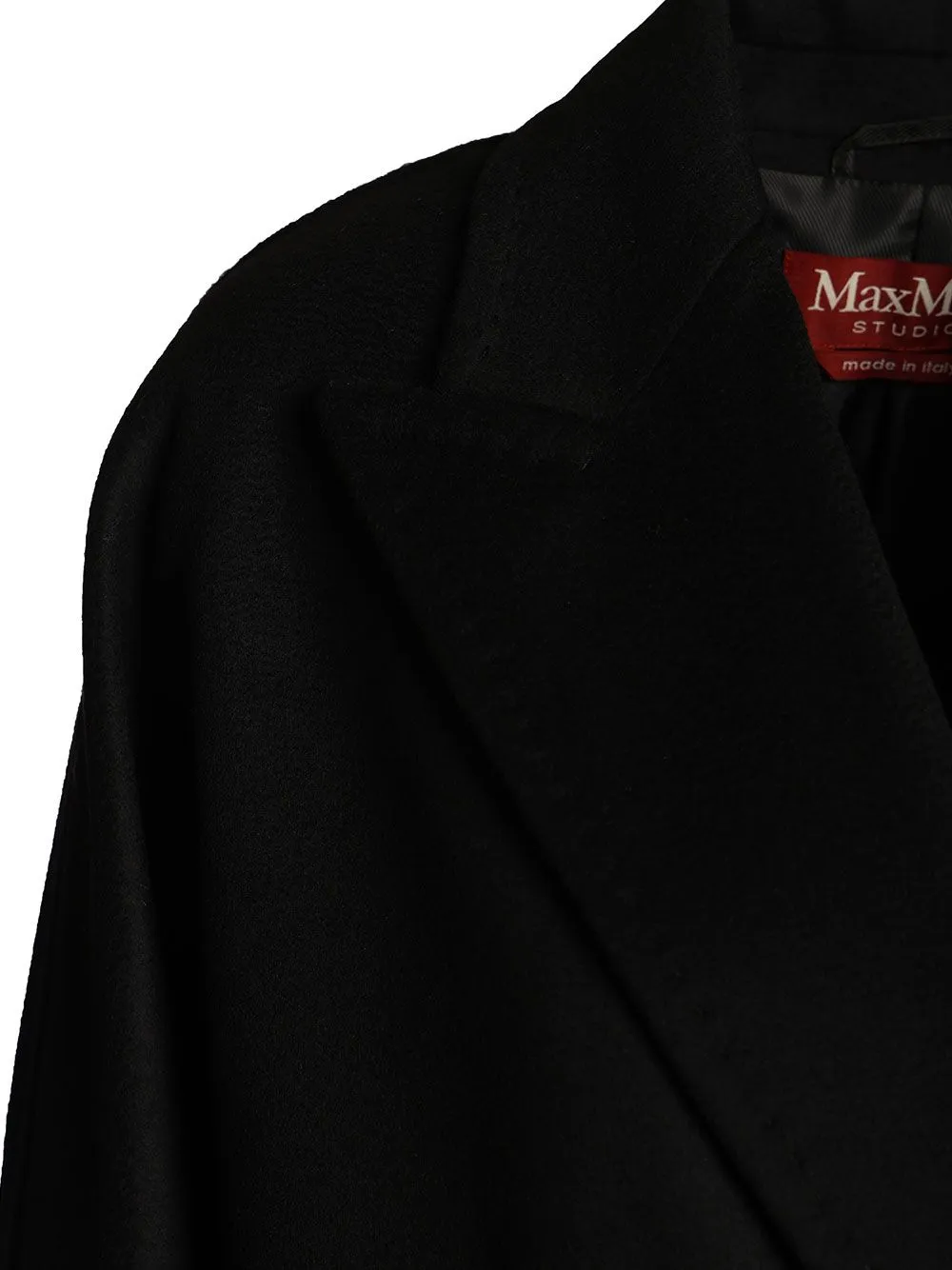 Double-Breasted Wool Drap Coat Coats Black sold by Wanan Luxury product image thumbnail 5