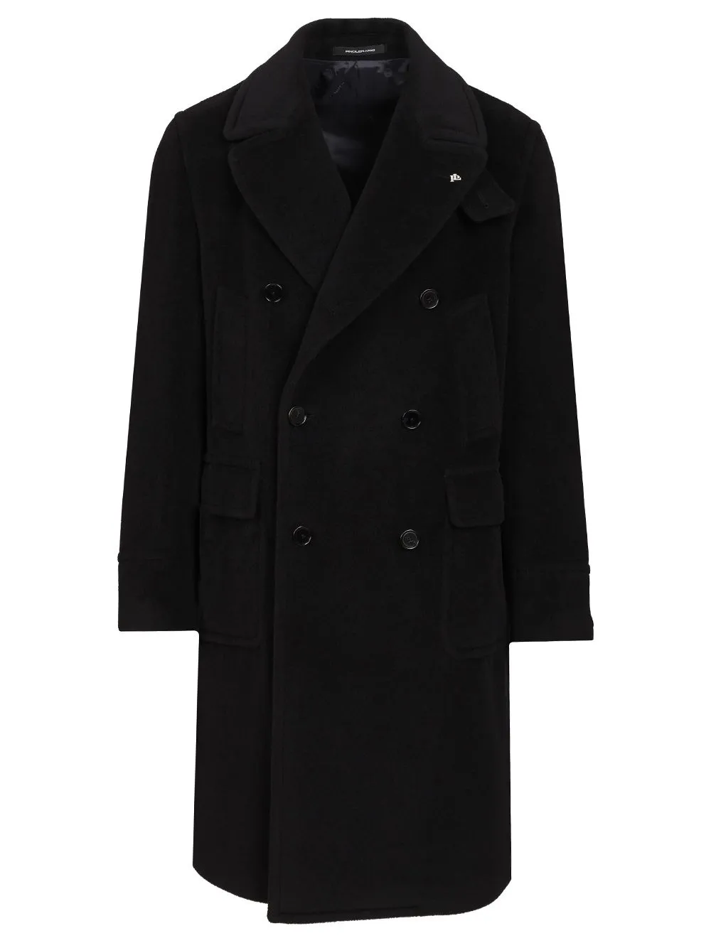Double-Breasted Wool Coat Blue sold by Wanan Luxury