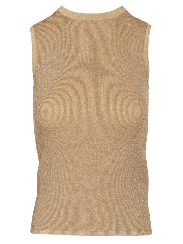 Lurex Top Tops Gold made by MaxMara
