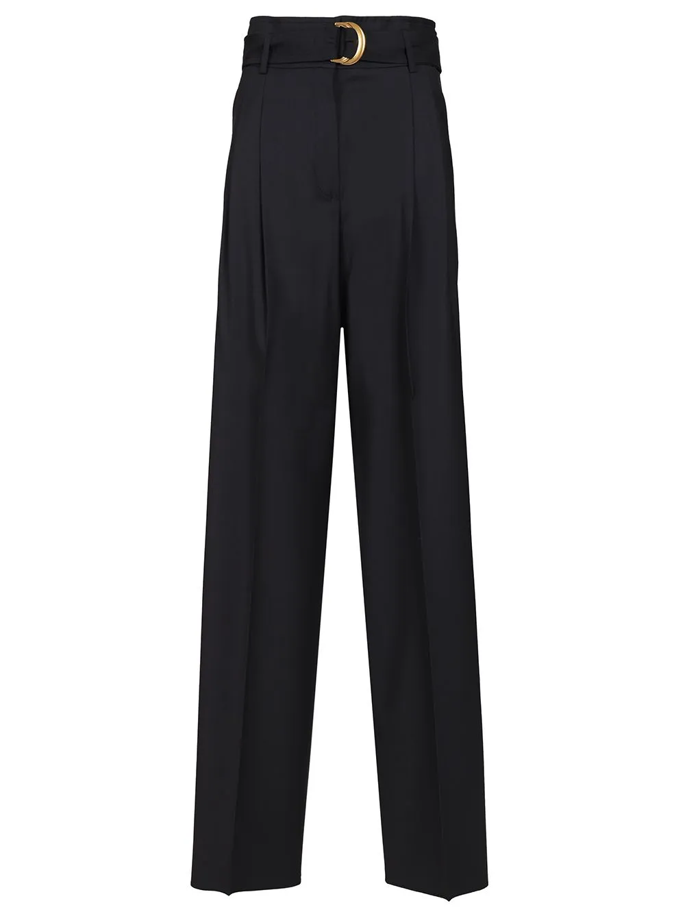 High-Waisted Trousers Blue sold by Wanan Luxury