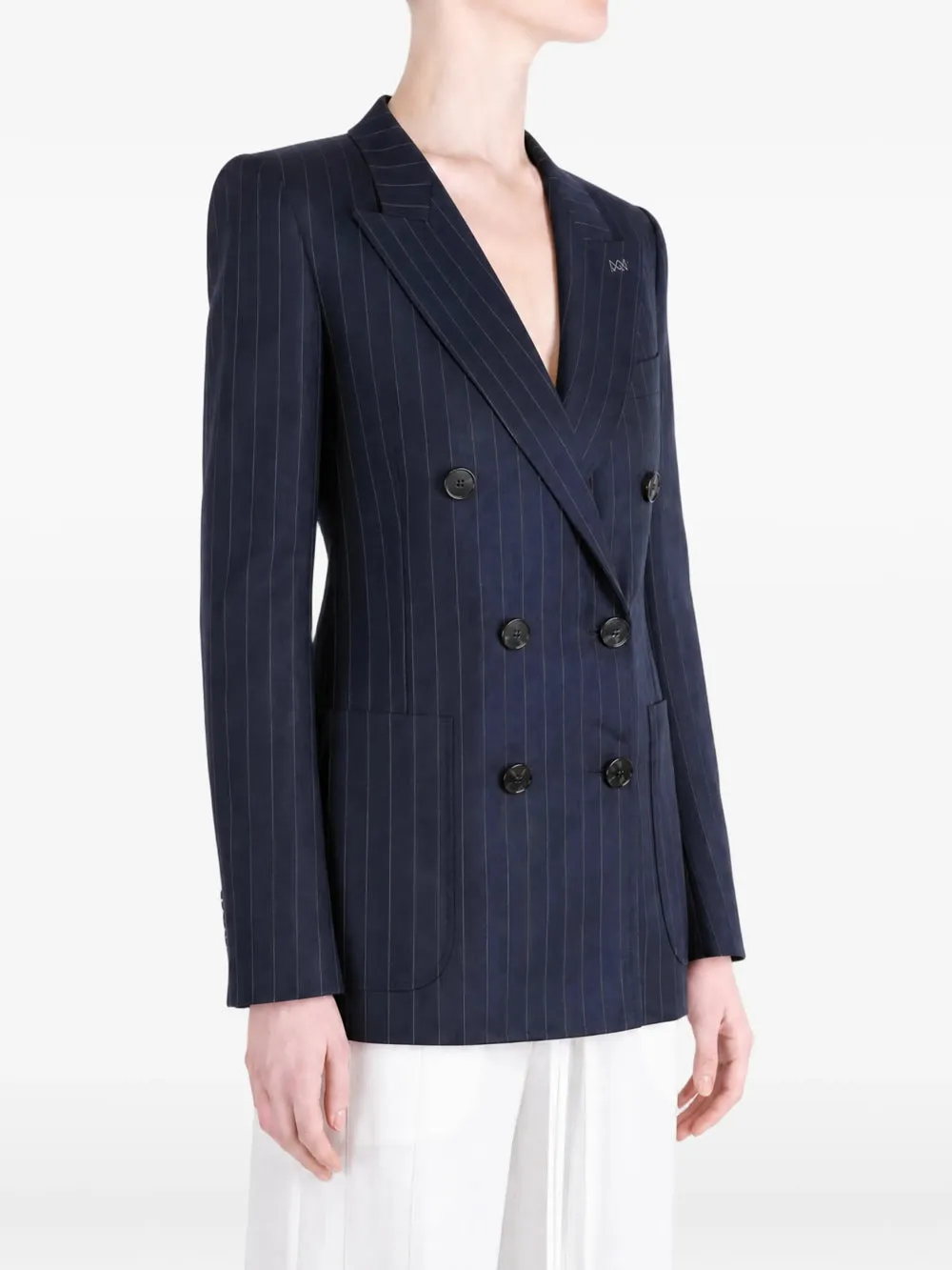 Double Breasted Jacket In Wool sold by Wanan Luxury product image thumbnail 4
