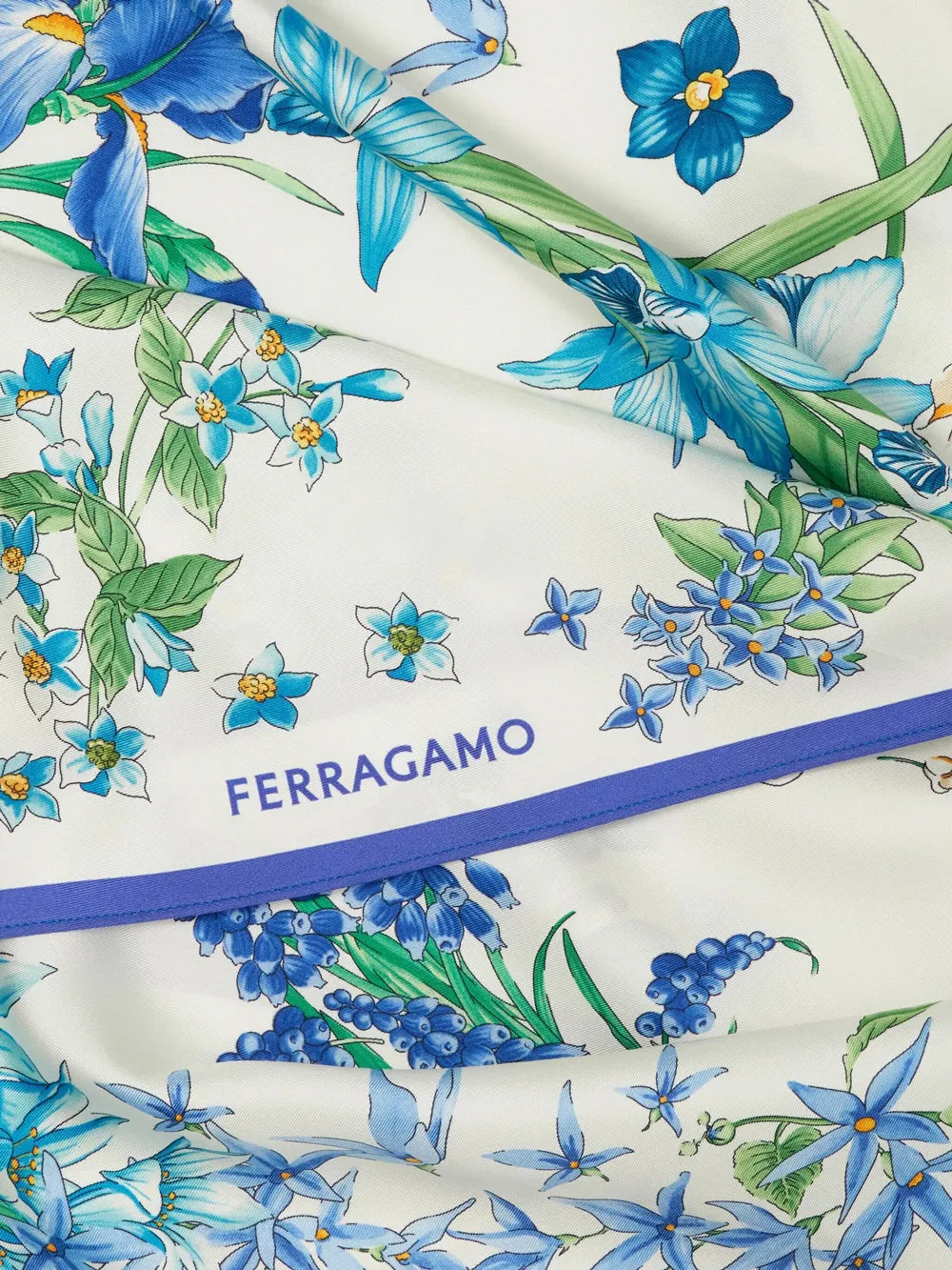 Primavera Print Scarf-Style Top sold by Wanan Luxury product image thumbnail 5