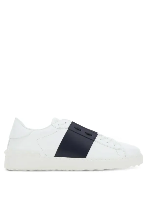 Open Sneakers In Calf Leather made by Valentino Garavani