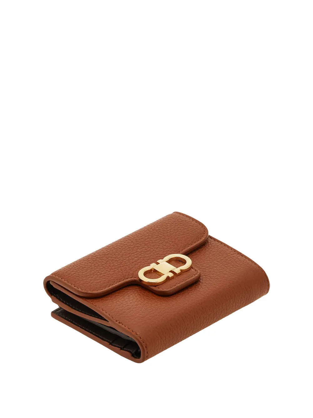 Gancini Hammered Leather Compact Wallet sold by Wanan Luxury product image thumbnail 2