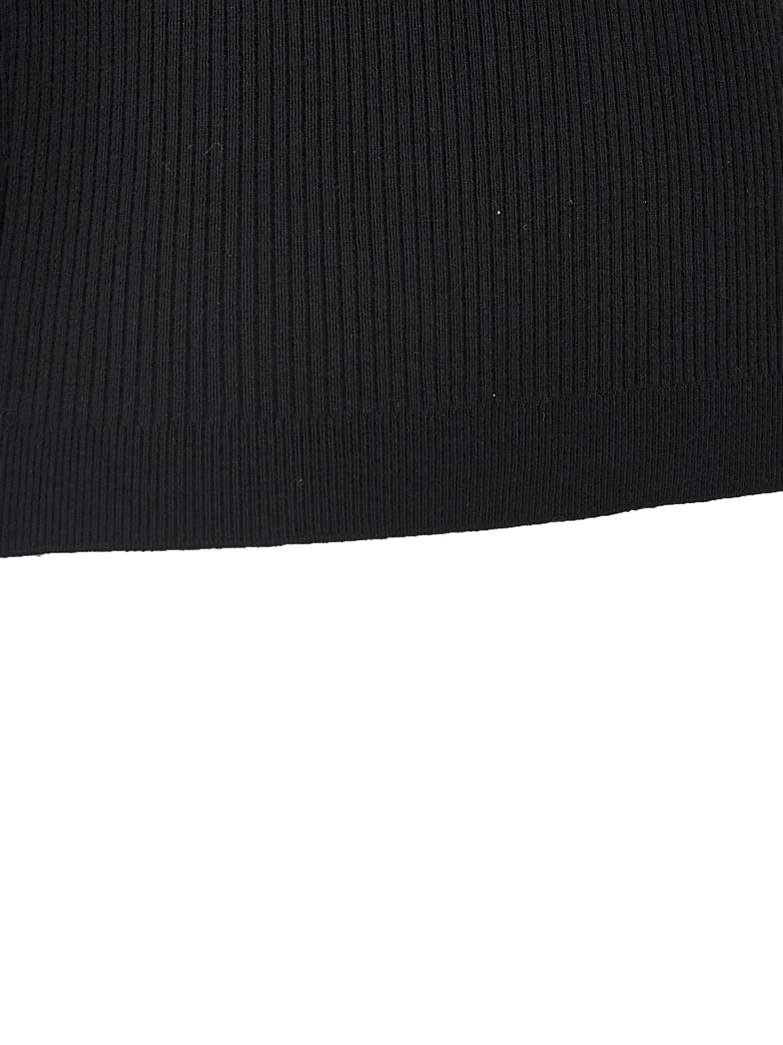 Ruffle T-Shirt Black sold by Wanan Luxury product image thumbnail 4