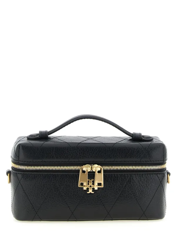 Charlie Crossbody Bags Black made by Tory Burch