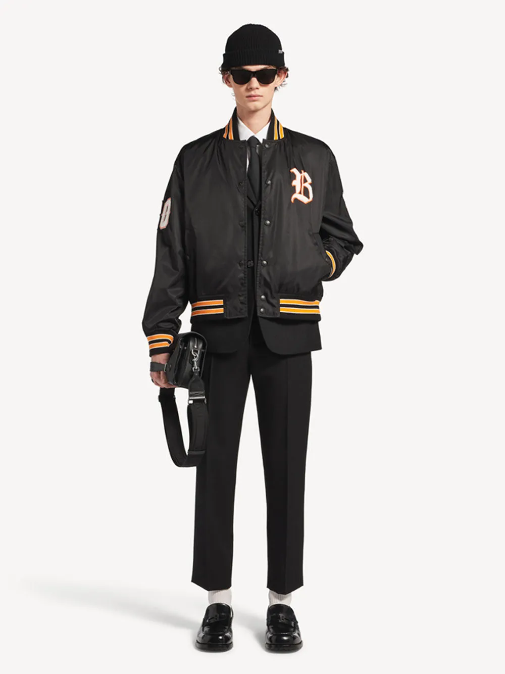 Varsity Jacket In Bomber Twill sold by Wanan Luxury product image thumbnail 2