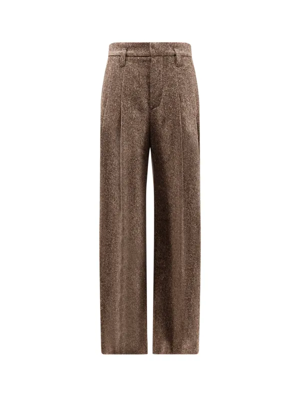 MéLange Wool Blend Trousers made by Brunello Cucinelli