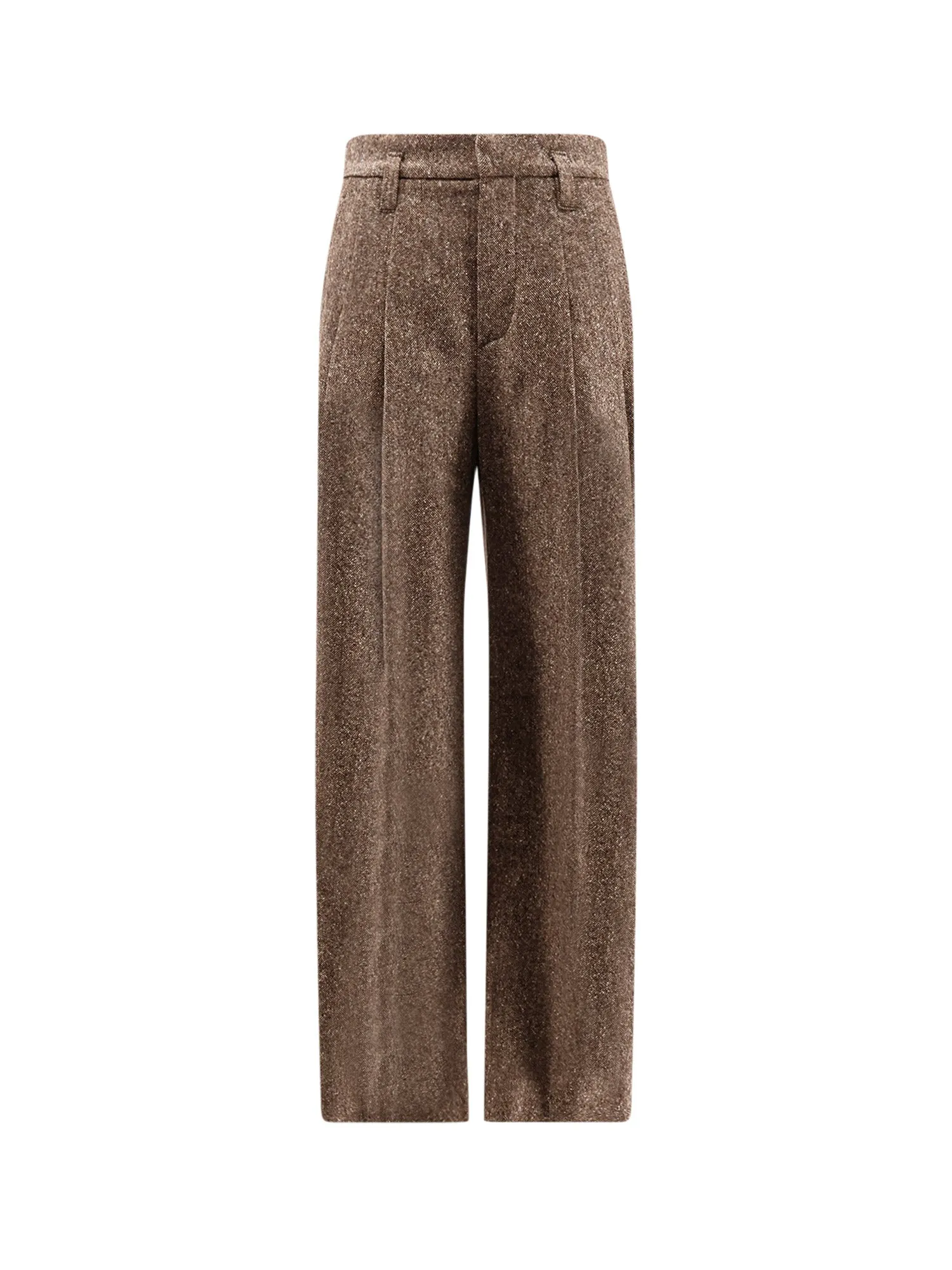 MéLange Wool Blend Trousers sold by Wanan Luxury