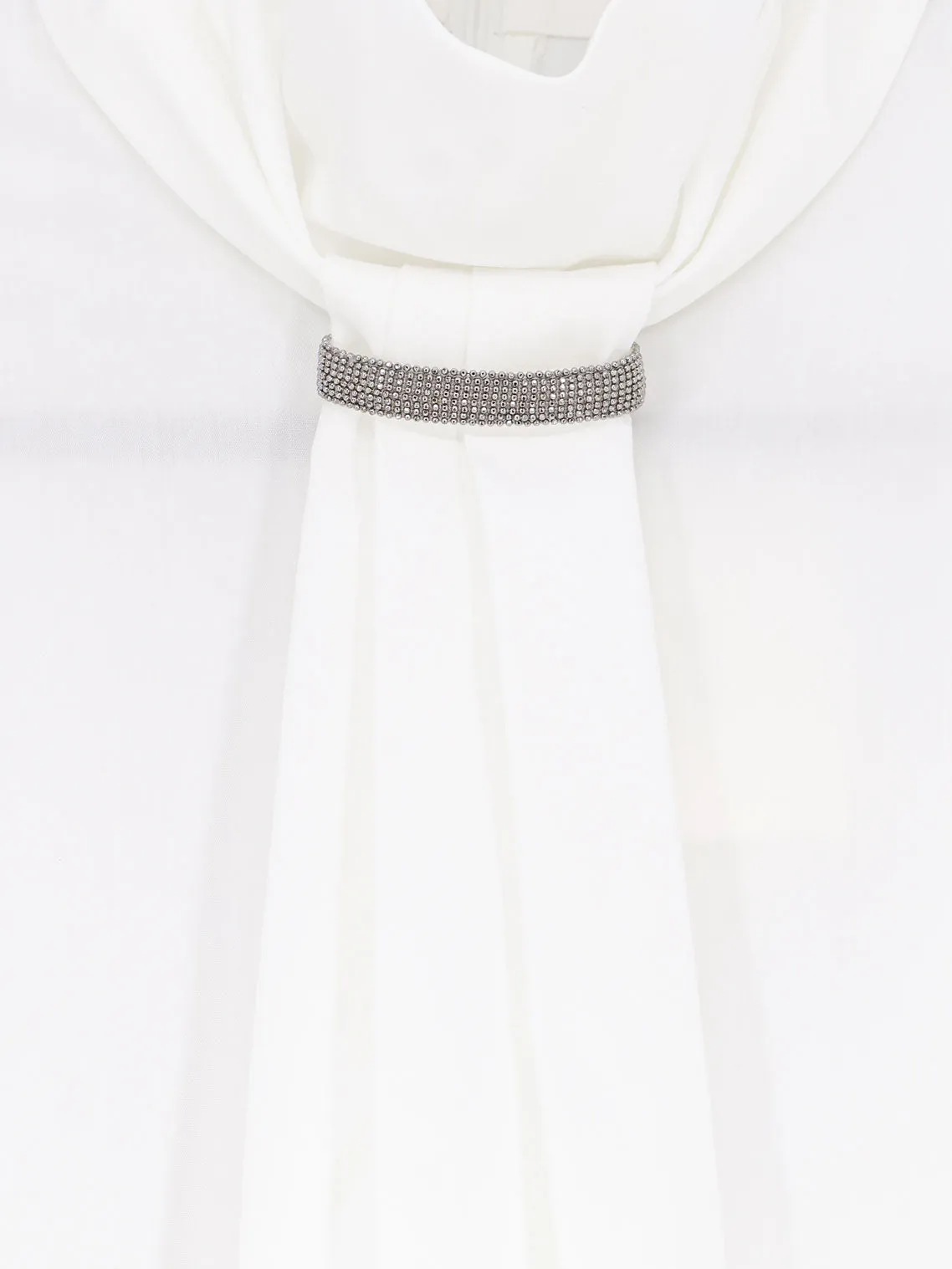 Cotton Blend Shirt With Monili Detail sold by Wanan Luxury product image thumbnail 3