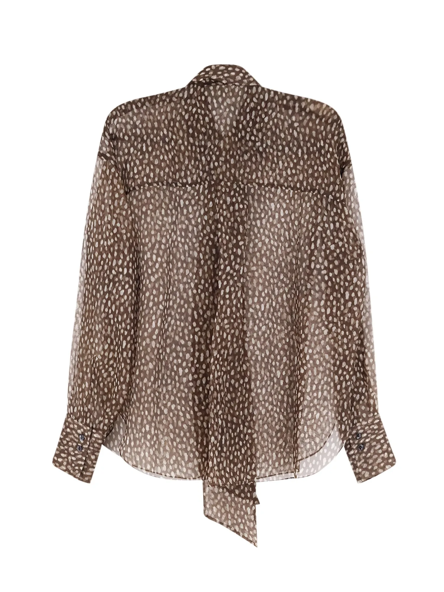 Sheer Silk Shirt sold by Wanan Luxury product image thumbnail 2