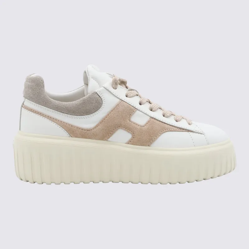 Sneakers Bianco/Beige made by Hogan
