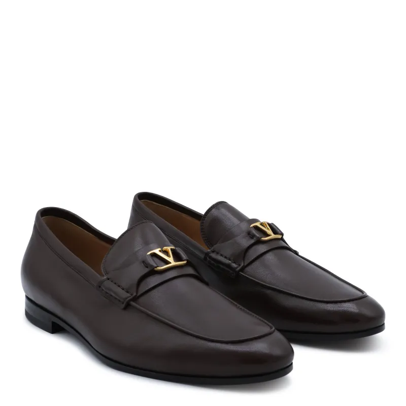 Flat Shoes Brown made by Valentino Garavani