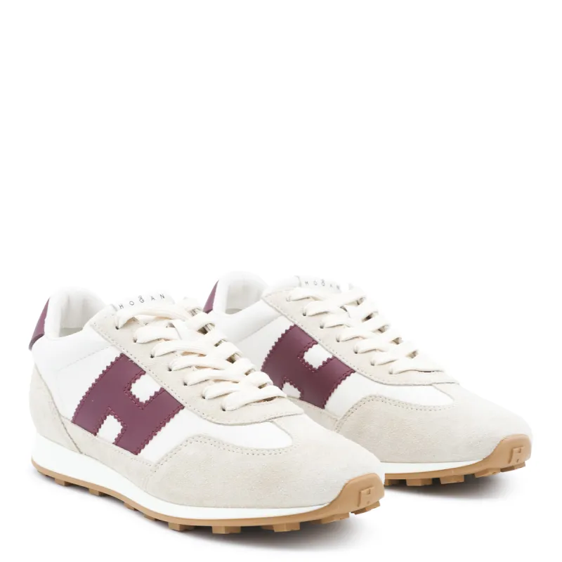 Sneakers Bianco/Burgundy made by Hogan