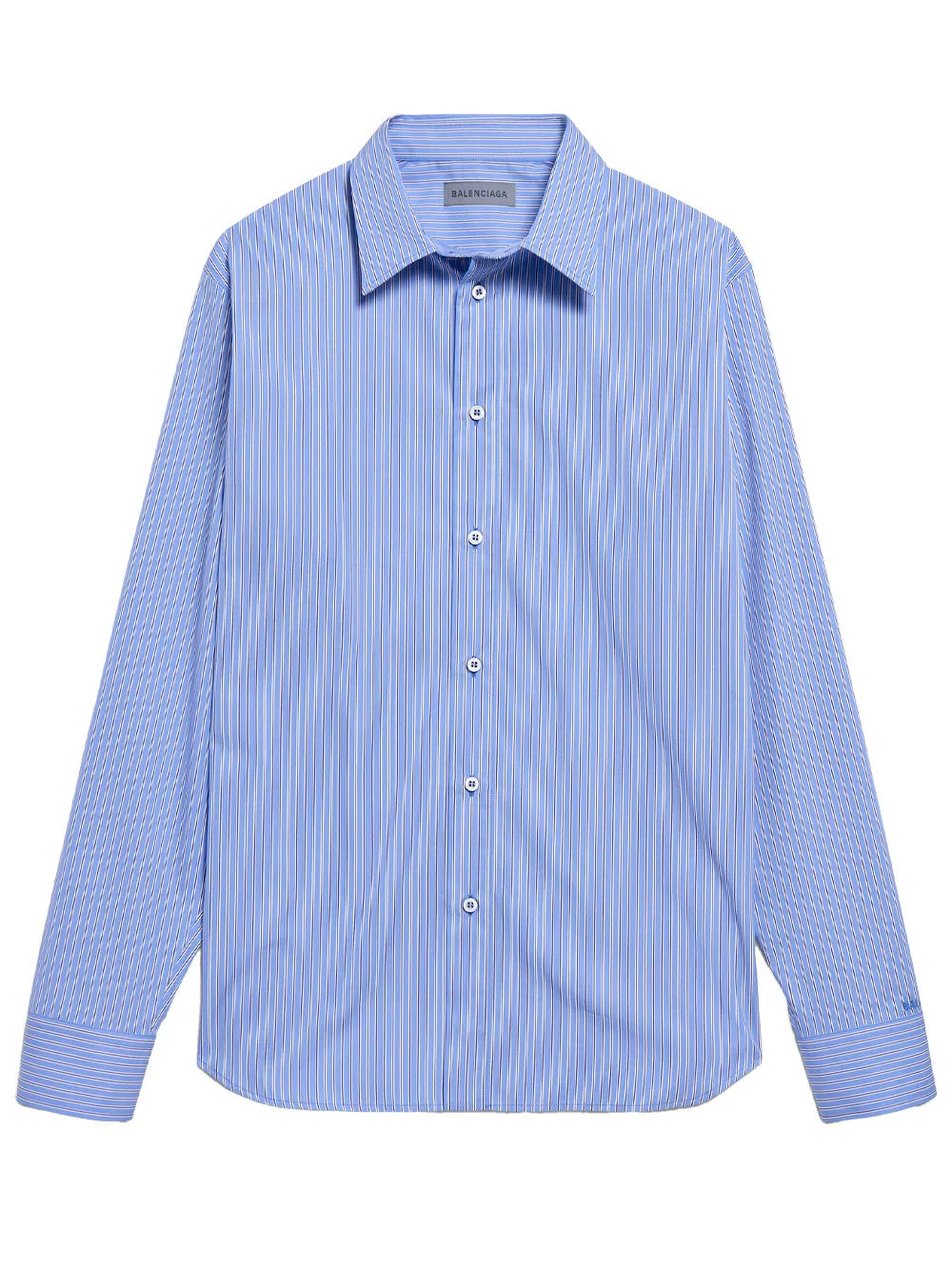Striped Poplin Shirt In Ultrafine Technical Poplin sold by Wanan Luxury