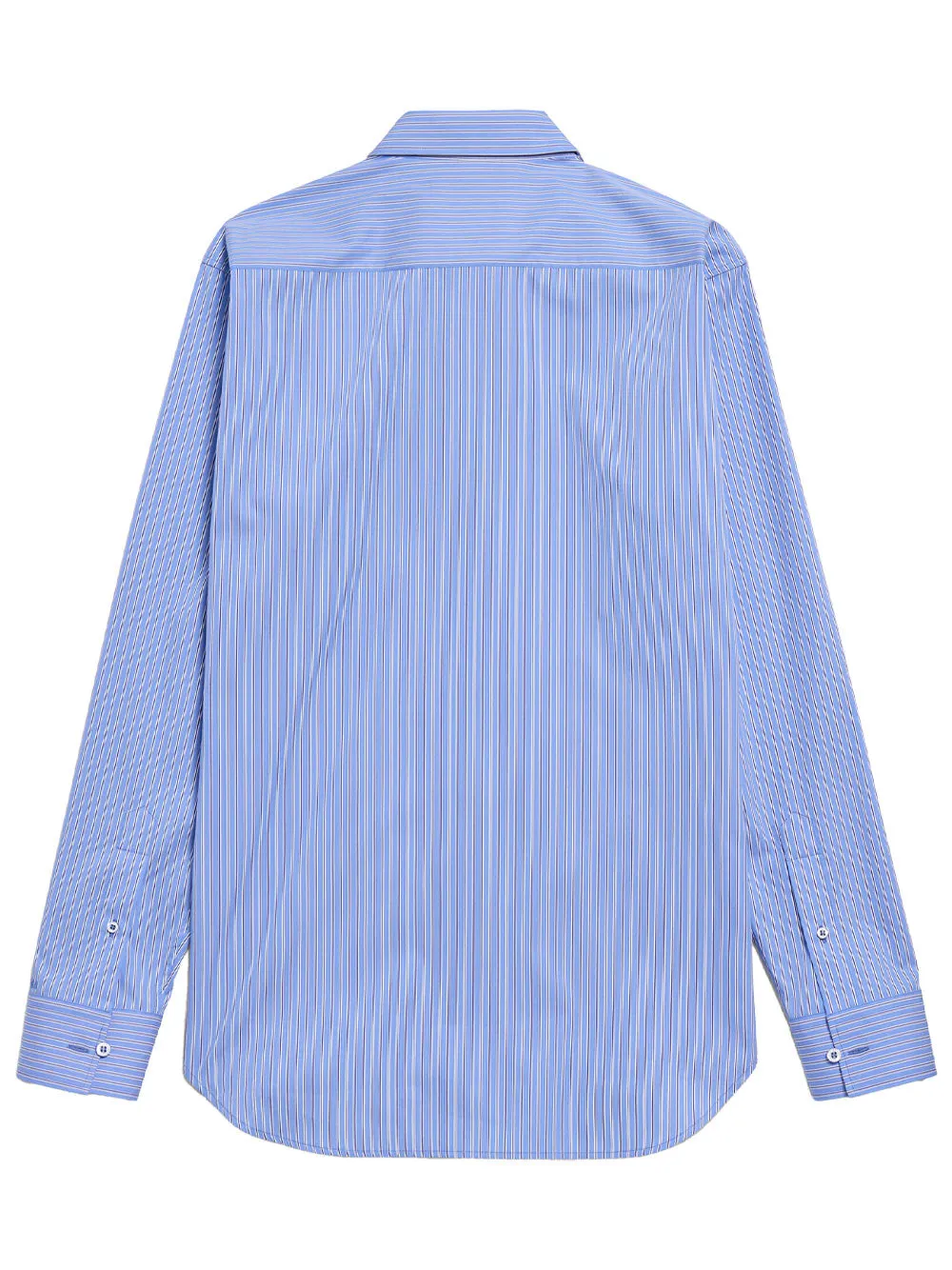 Striped Poplin Shirt In Ultrafine Technical Poplin sold by Wanan Luxury product image thumbnail 2