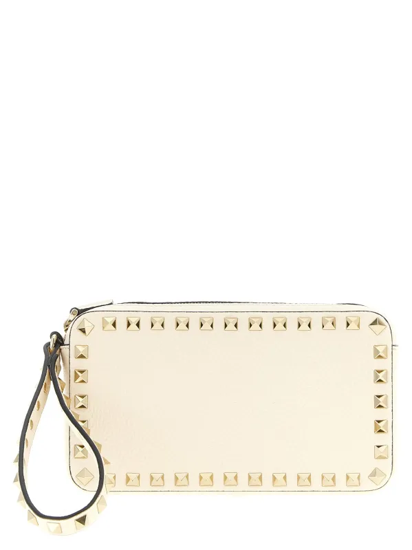 Rockstud Clutch White made by Valentino Garavani