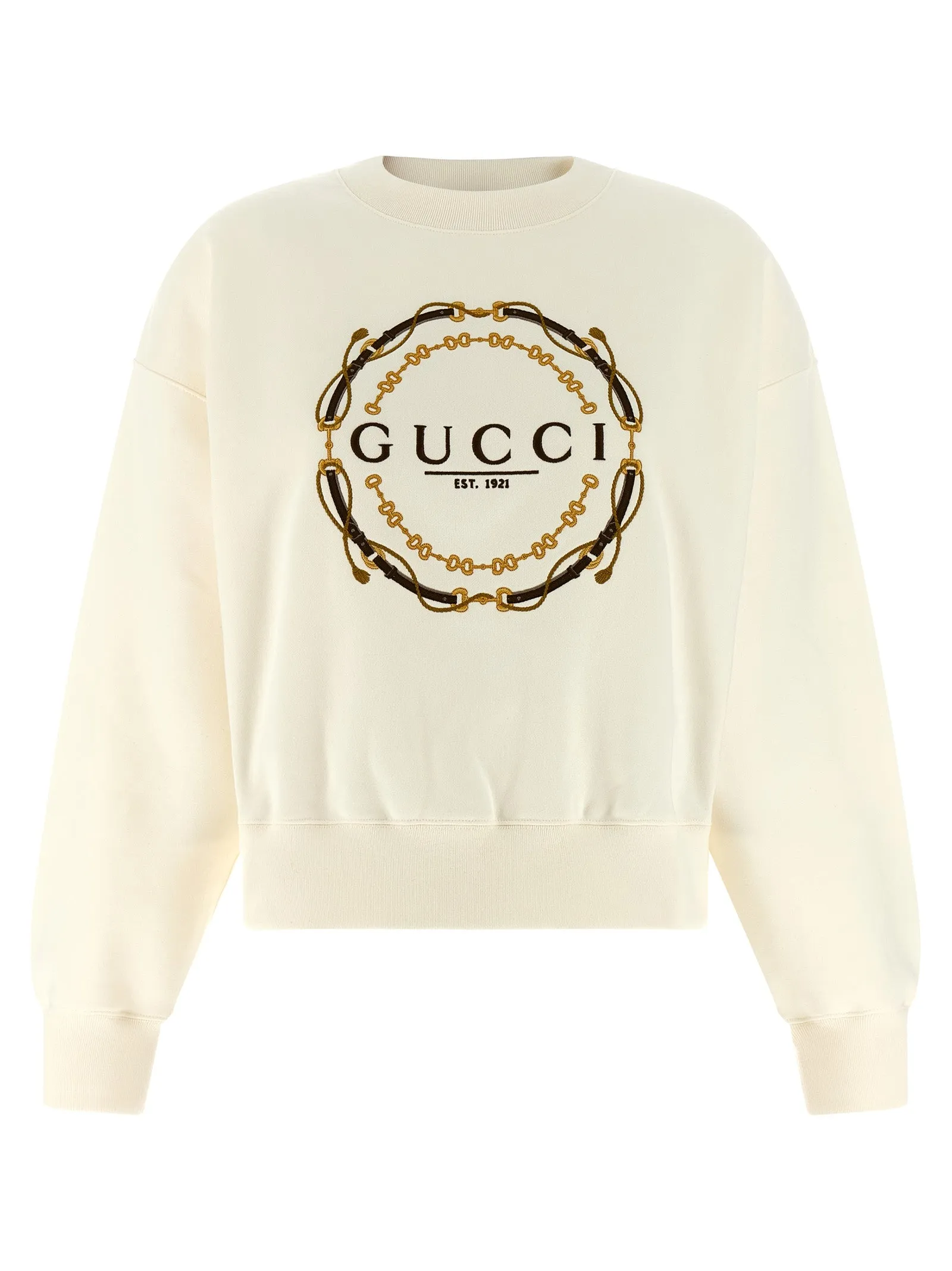 Embroidery Sweatshirt White sold by Wanan Luxury