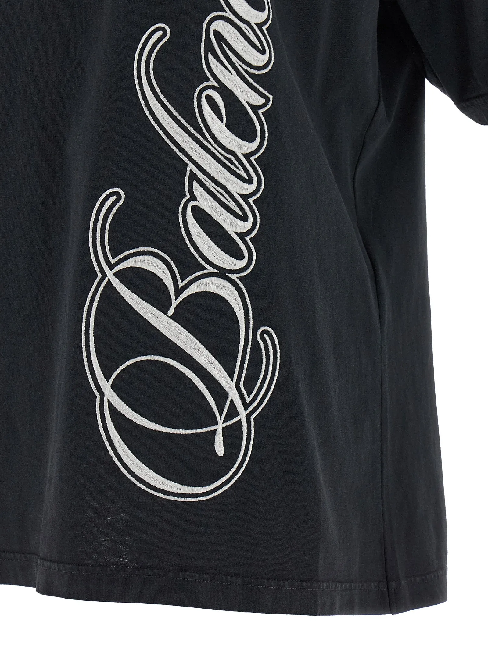Cursive T-Shirt Black sold by Wanan Luxury product image thumbnail 4