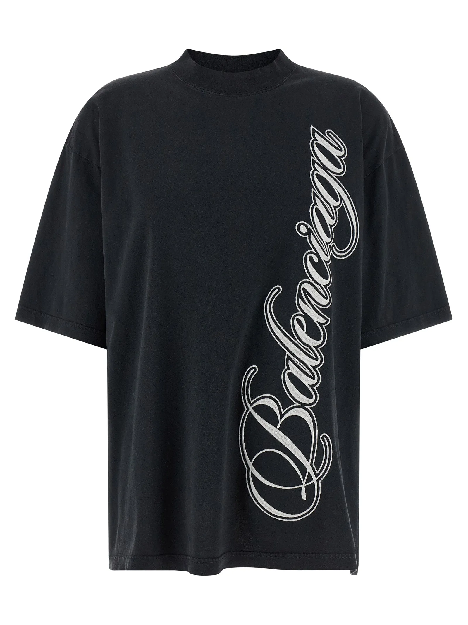 Cursive T-Shirt Black sold by Wanan Luxury