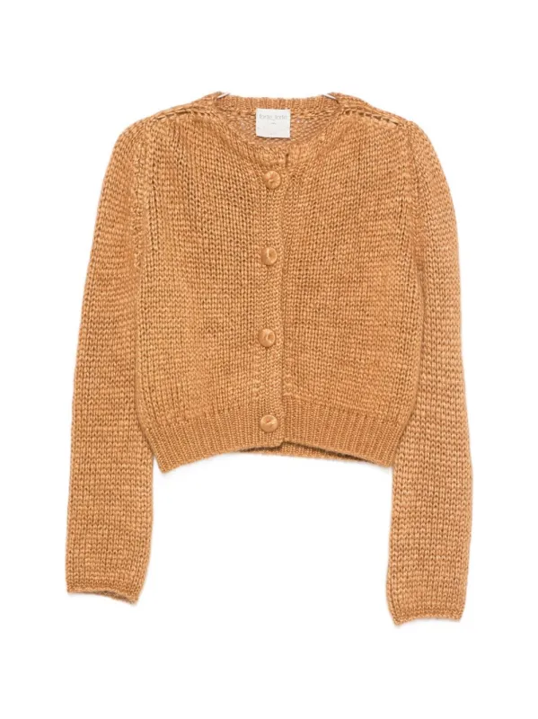 Cashmere Blend Kitted Cardigan made by Forte Forte